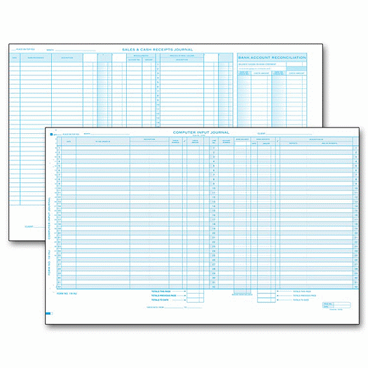 Computer Input Sales & Cash Receipts Journal