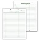 8 1/2 X 11 Supplemental & Treatment Notes, Two Hole Punch