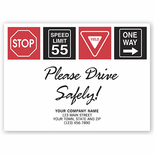 Drive Safely with Signs Floor Mat - Office and Business Supplies Online - Ipayo.com
