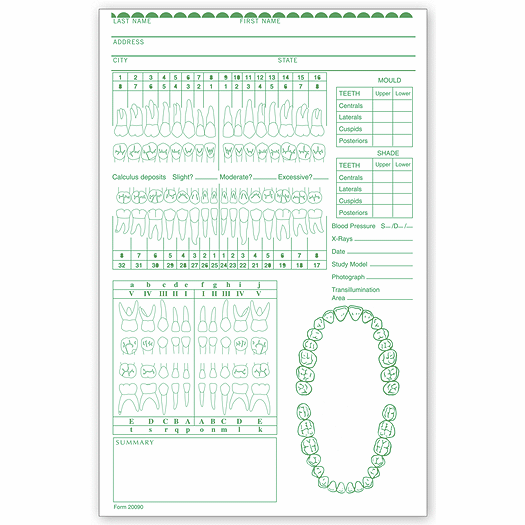 Dental Re-Examination Records - Office and Business Supplies Online - Ipayo.com