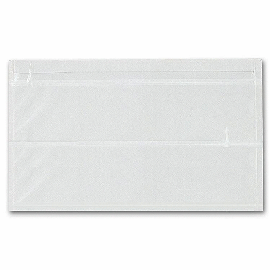 Adhesive Transparent Plastic File Pockets, 9 1/2  x 5 1/4 - Office and Business Supplies Online - Ipayo.com