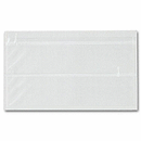 6 X 10 Adhesive Transparent Plastic File Pockets, 9 1/2  x 5 1/4