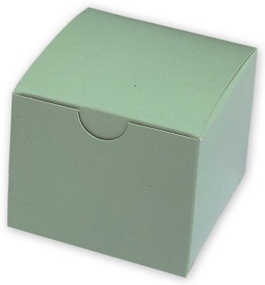 3 1/2 X 3 7/8 X 2 3/4 Model Boxes, Single, Green