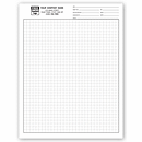 Give more accurate estimates when you sketch ideas on handy custom graph paper. 1/4  grids. Single sheets
