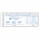 9 3/8 x 3 7/16 Receipts – Data Board