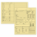 4 x 6 Optometry Exam Record Form, Folder Style – Card File