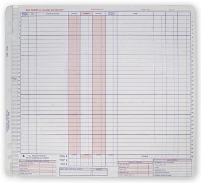 Daily Control Sheets