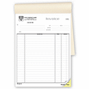 8 1/2 x 11 Job Invoices – Classic Large Booked