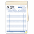 8 1/2 x 11 Job Invoices – Large Booked