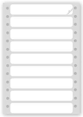 3 1/2 x 9/16 Continuous Name Labels