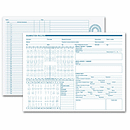 11 X 8 1/2 Dental Exam Record, Anatomic Diagrams, Horizontal Format