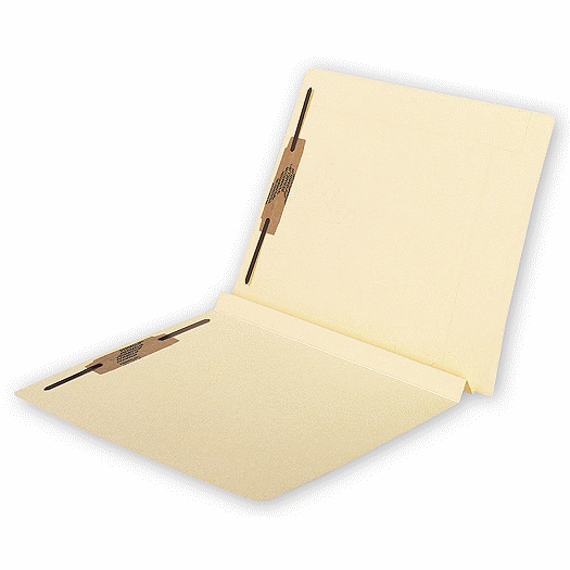 End Tab Folders, Manila, 2  Expansion, 15 pt, Two Fastener - Office and Business Supplies Online - Ipayo.com