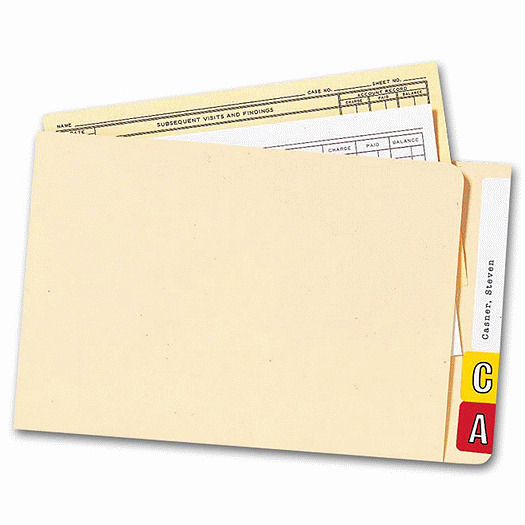 Open End Tab Card File Pocket, Manila - Office and Business Supplies Online - Ipayo.com