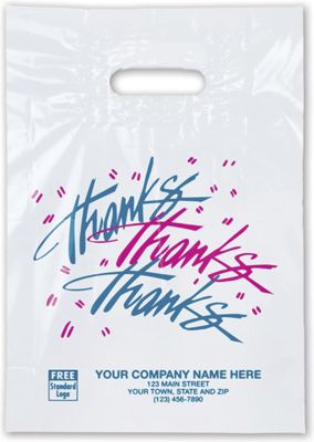 In Appreciation Plastic Bags, 9 x 13