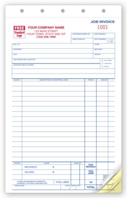 Work Orders, Carbonless, Small Format - Office and Business Supplies Online - Ipayo.com