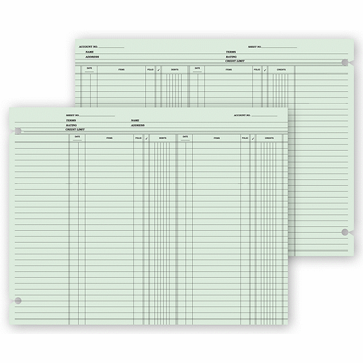 Ledger Sheets, Double Entry - Office and Business Supplies Online - Ipayo.com