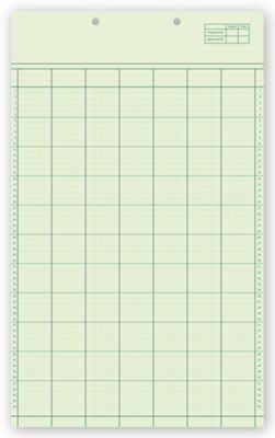 8 1/2 x 14 Columnar Work Sheets, 7 Columns