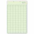 These 7 column work sheets are the accountant's top choice for write-up work, designed with over 50 years of experience! Keep accurate records! 7 columns, 55 lines (1,000,000 unit spacing). Durable! Green-tinted 20 lb. stock. Use with prong fasteners.