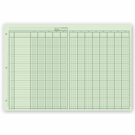 Columnar Pads, Ring Book, 13 Column - Office and Business Supplies Online - Ipayo.com