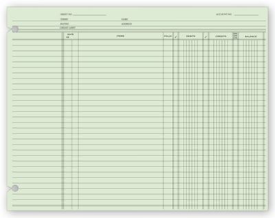 End Balance Ledger Sheets