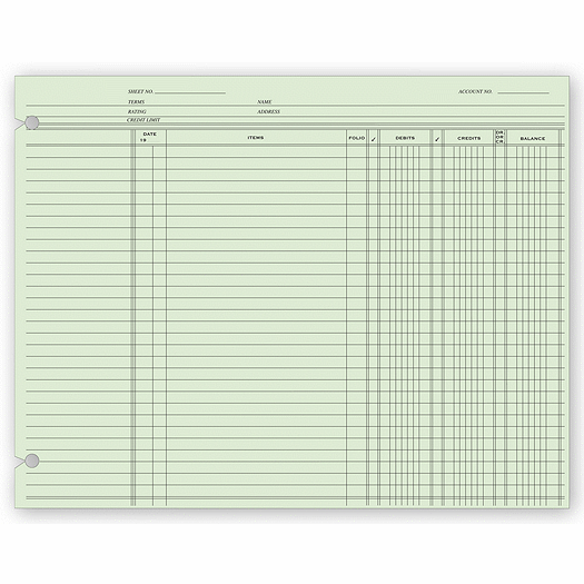 End Balance Ledger Sheets - Office and Business Supplies Online - Ipayo.com