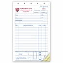 5 2/3 x 8 1/2 Work Orders, Carbonless, Small Format