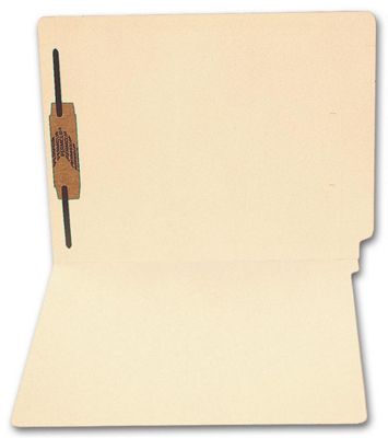 12 1/4 X 9 1/2 End Tab Full Cut Manila Folder, 14 pt, One Fastener