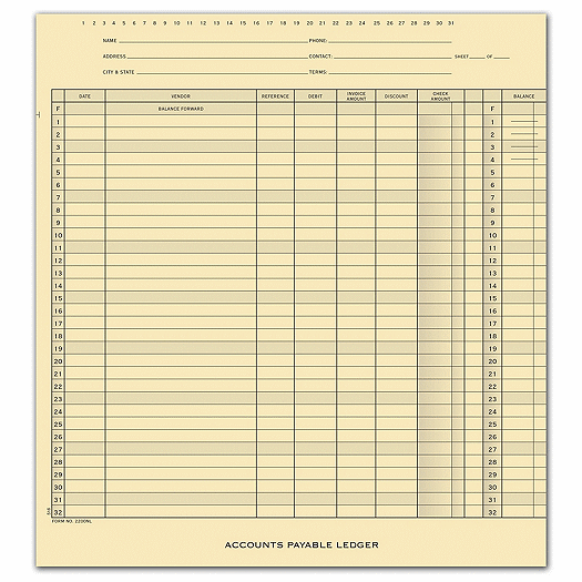 Accounts Payable Ledger