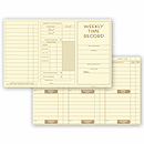 8 x 5 Pocket Size Weekly Time Cards