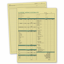 8 1/2 x 11 Landscaping Estimate Forms