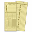 3 1/2 x 8 1/2 3 1/2 X 8 1/2  Daily Job Time Card