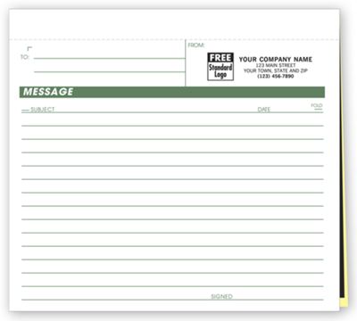 2 Part Imprinted Carbon Quick Notes - Office and Business Supplies Online - Ipayo.com