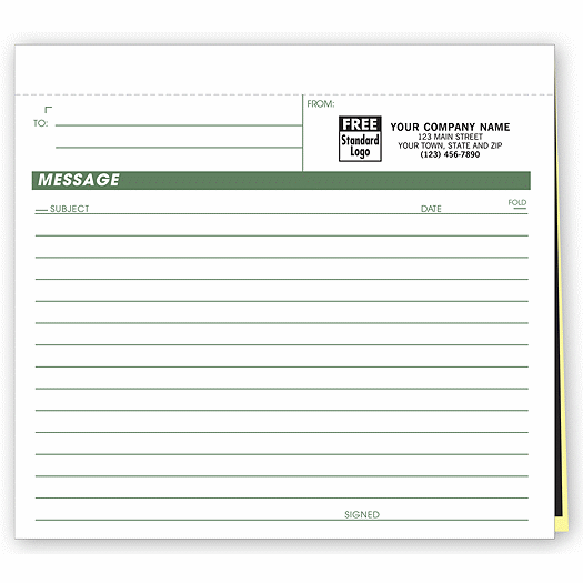 2 Part Imprinted Carbon Quick Notes - Office and Business Supplies Online - Ipayo.com