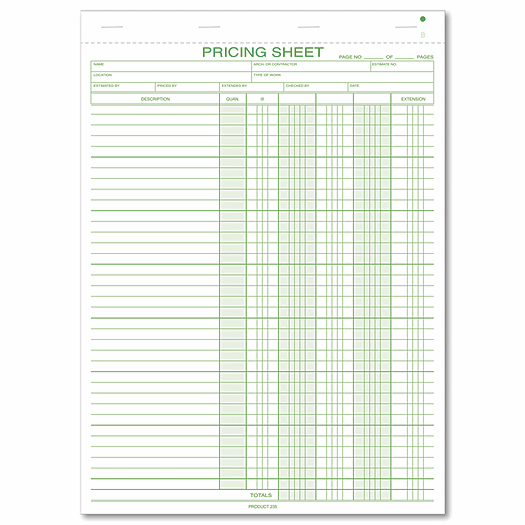 Pricing Sheets - Office and Business Supplies Online - Ipayo.com