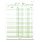 Pricing Sheets