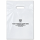 White Plastic Bags, 9 x 13