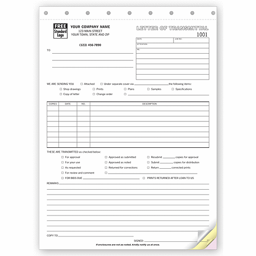 Letters of Transmittal - Classic - Office and Business Supplies Online - Ipayo.com