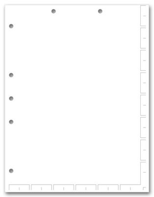 Chart File Divider Sheets, Unruled - Office and Business Supplies Online - Ipayo.com