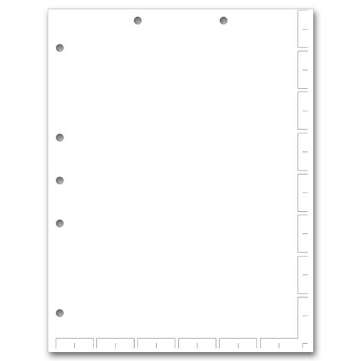 Chart File Divider Sheets, Unruled - Office and Business Supplies Online - Ipayo.com