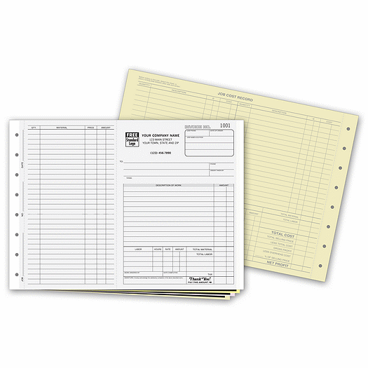 Work Orders - Side-Stub with Carbons - Office and Business Supplies Online - Ipayo.com