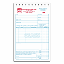 One write-up does it all! Work order, invoice, and job cost record all on one, multi-part form. Preprinted headings show details like insurance, deposit, deductable and more, plus customer sign-off section. Convenient! Snapset format.