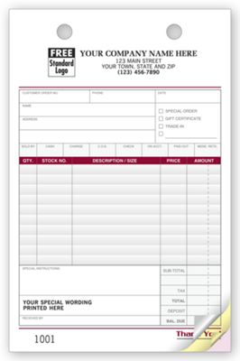 5 1/2 x 8 1/2 Register Forms – Large Image with Special Wording