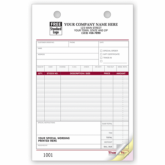Register Forms - Large Image with Special Wording - Office and Business Supplies Online - Ipayo.com