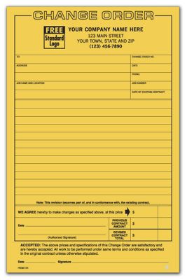 5 1/2 x 8 1/2 Change Orders – Classic Compact