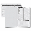 14 3/4 x 9 3/4 Real Estate Folder, Right Panel List, Legal Size, Gray