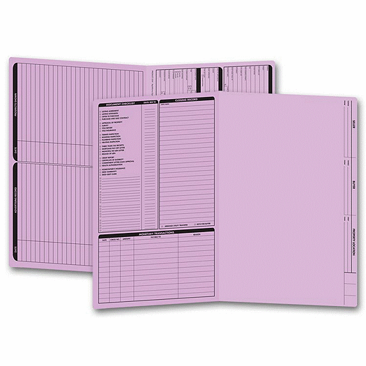 Real Estate Folder, Left Panel List, Legal Size, Lavender - Office and Business Supplies Online - Ipayo.com