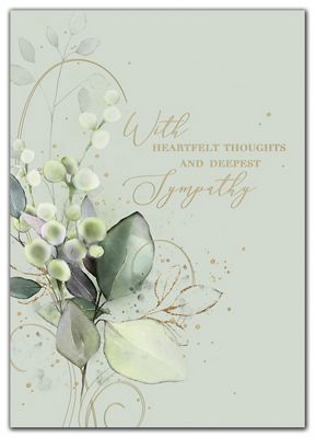 Heartfelt Bouquet Sympathy Cards
