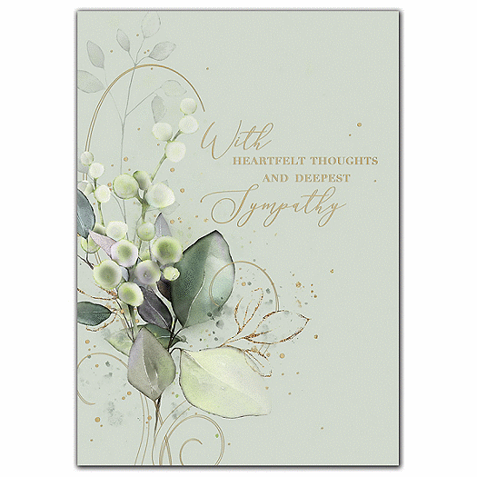 Heartfelt Bouquet Sympathy Cards