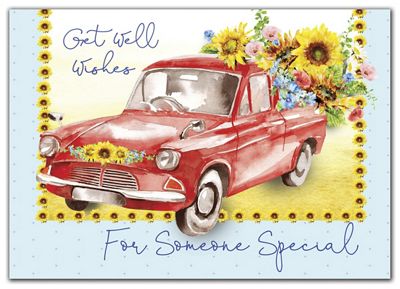 Truckload of Well Wishes Get Well Cards