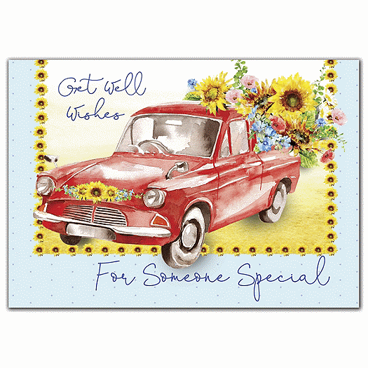 Truckload of Well Wishes Get Well Cards